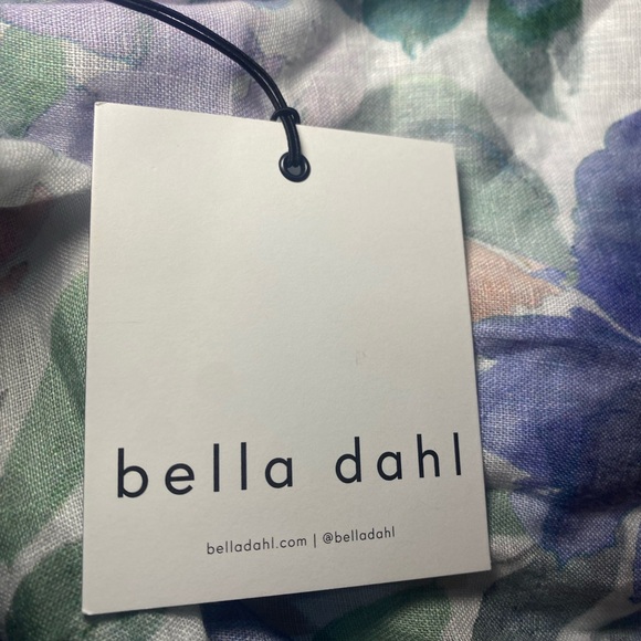 NWT Bella Dahl x Anthropologie Women’s‎ Linen Floral Sleeveless Tank Twee - Picture 7 of 7